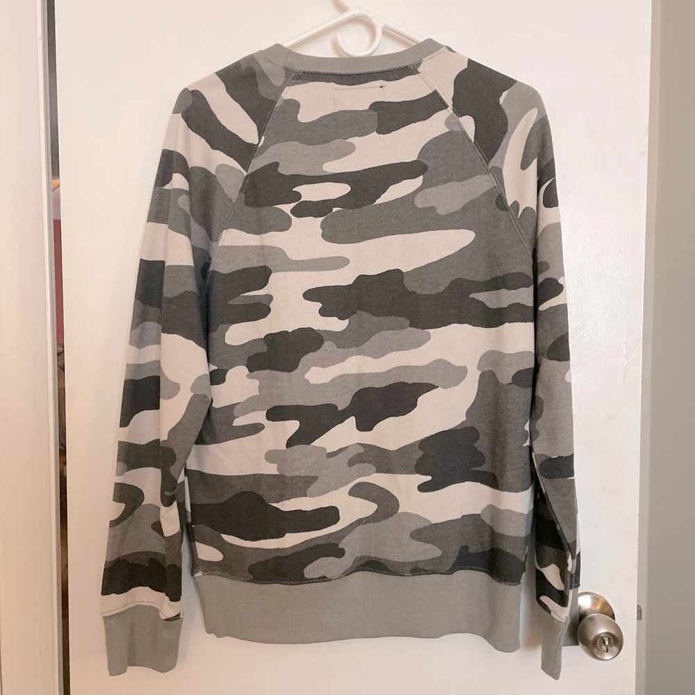 Lucky Brand Camouflage Crewneck Sweater - Size S - Picture 6 of 11